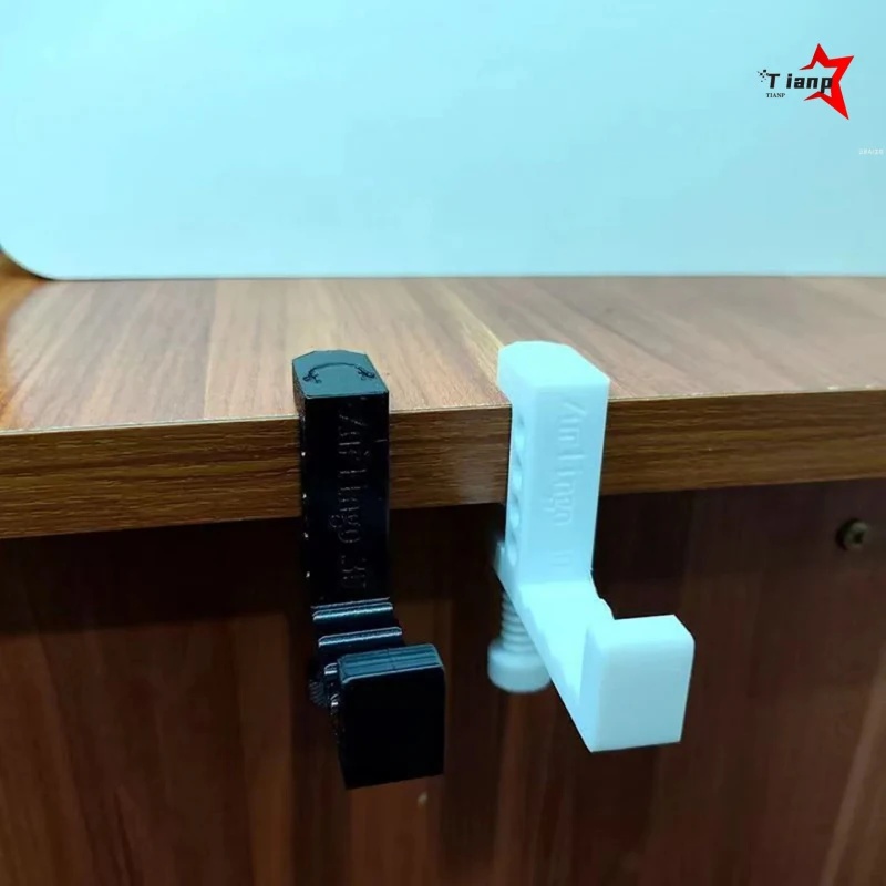 Headphone Stand Desk - Drehbarer, stanzfreier Schreibtisch-Seitenclip, Kopfhörerhalter, multifunktionaler Hakenständer