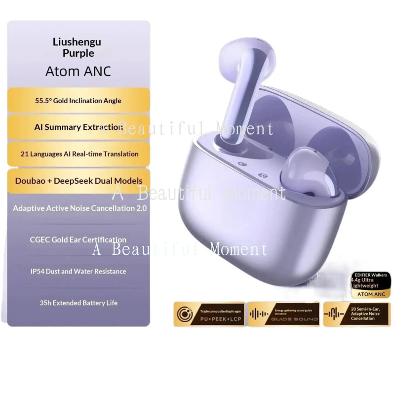 Neu für Edifier Atom ANC Bluet – Noise Cancelling Headphone Bewertung und Preis